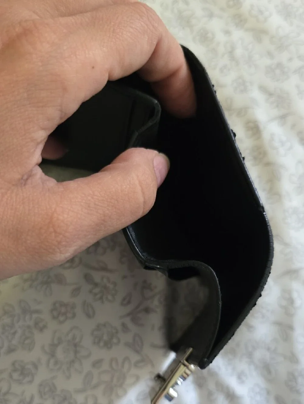 MCM Tracy Trifold Mini Leather Wallet